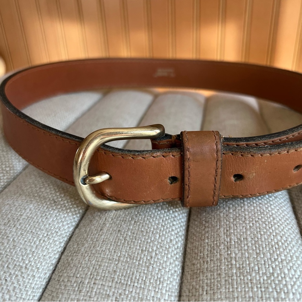 Vintage I Santi Italian Leather Belt